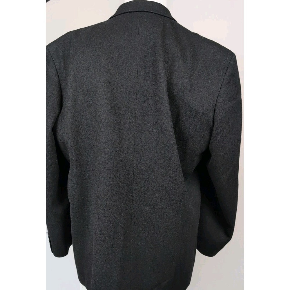 Andrew‎ Fezza Mens 100% Italian Cashmere Black Blazer Jacket 44R Sports Coat - Picture 4 of 9